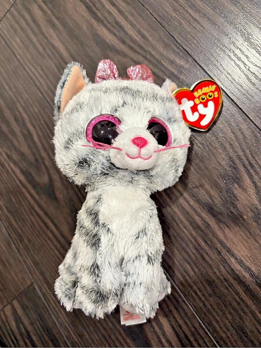 Ty Kiki the Grey Cat Gray Cat Plush